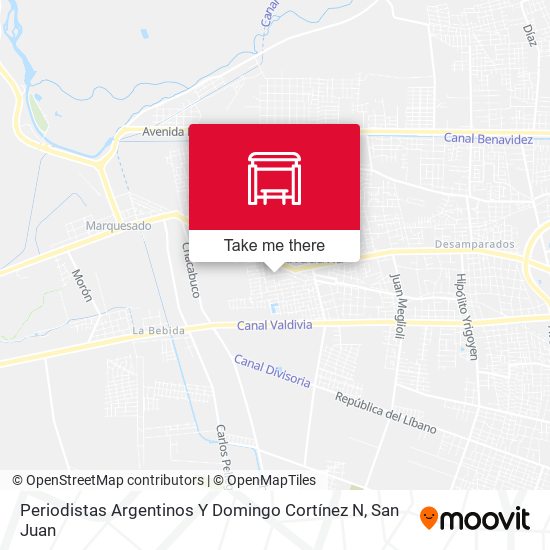 Periodistas Argentinos Y Domingo Cortínez N map