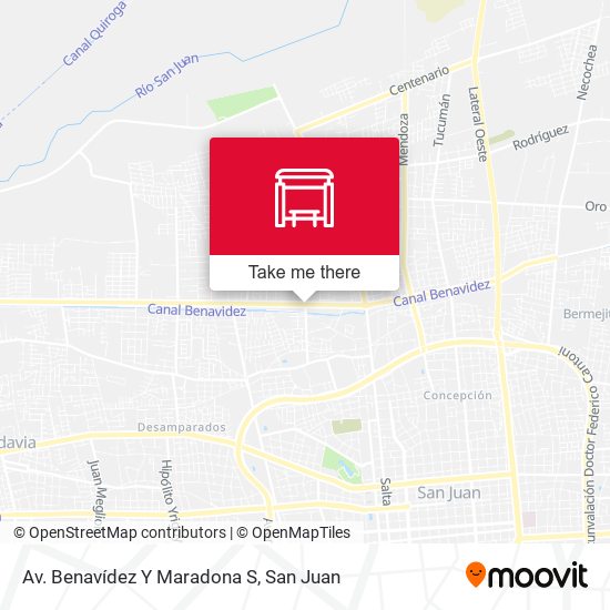 Mapa de Av. Benavídez Y Maradona S