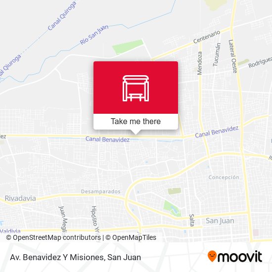 Av. Benavidez Y Misiones map