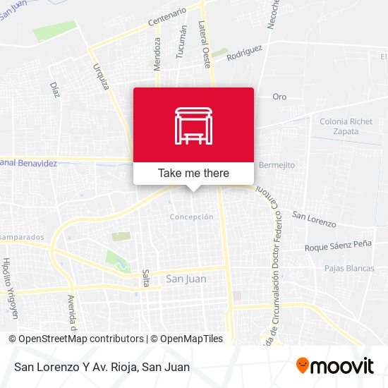 San Lorenzo Y Av. Rioja map