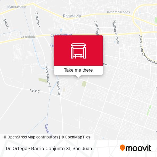Dr. Ortega - Barrio Conjunto XI map