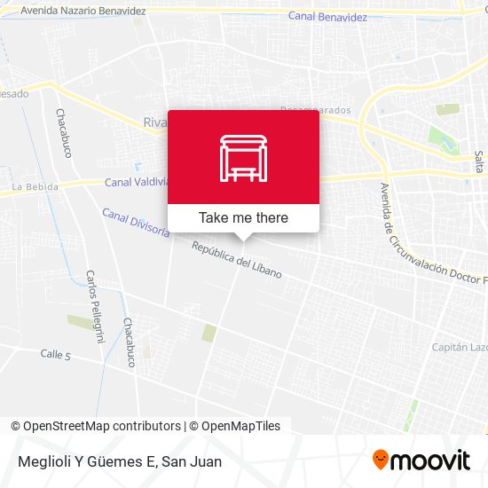 Mapa de Meglioli Y Güemes E