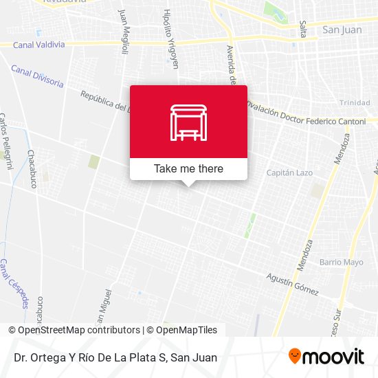 Dr. Ortega Y Río De La Plata S map
