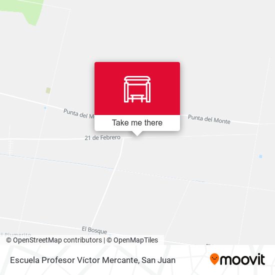 Mapa de Escuela Profesor Víctor Mercante