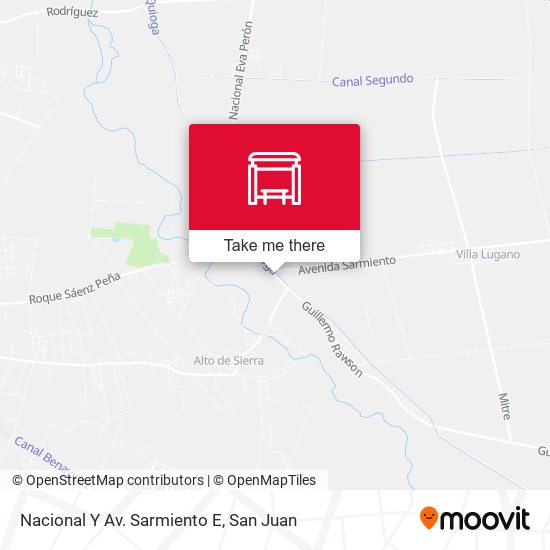Nacional Y Av. Sarmiento E map