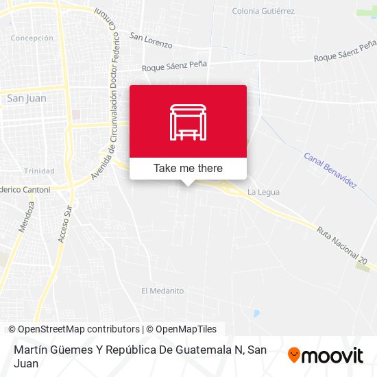 Mapa de Martín Güemes Y República De Guatemala N
