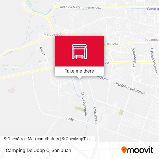 Mapa de Camping De Udap O