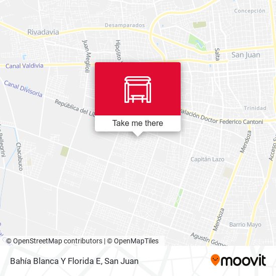 Mapa de Bahía Blanca Y Florida E