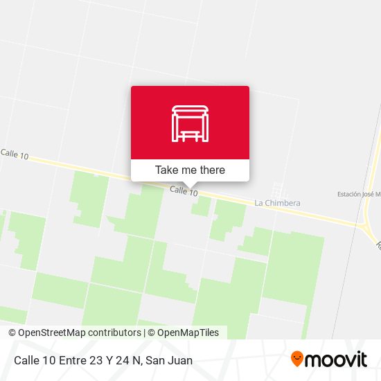 Calle 10 Entre 23 Y 24 N map