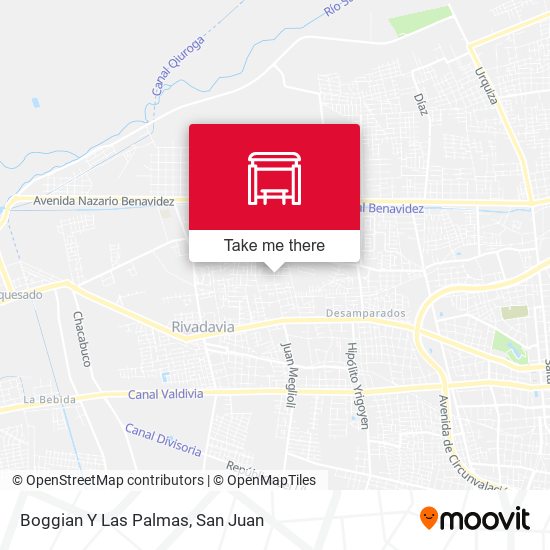 Mapa de Boggian Y Las Palmas