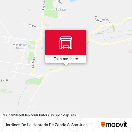 Jardines De La Hostería De Zonda S map