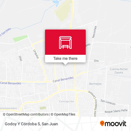 Godoy Y Córdoba S map