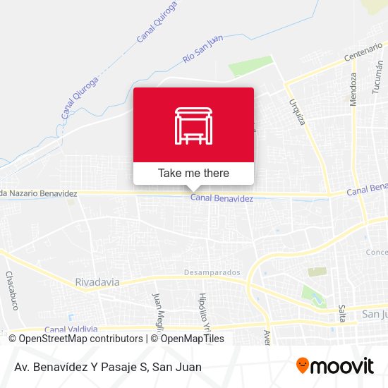 Av. Benavídez Y Pasaje S map