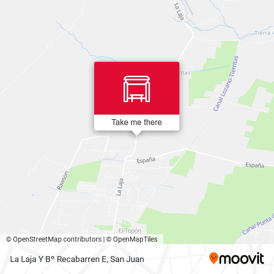 Mapa de La Laja Y Bº Recabarren E