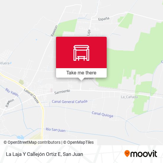 Mapa de La Laja Y Callejón Ortiz E