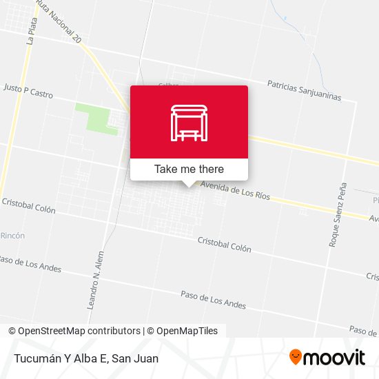 Tucumán Y Alba E map