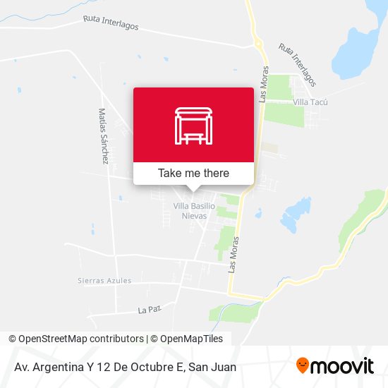 Mapa de Av. Argentina Y 12 De Octubre E
