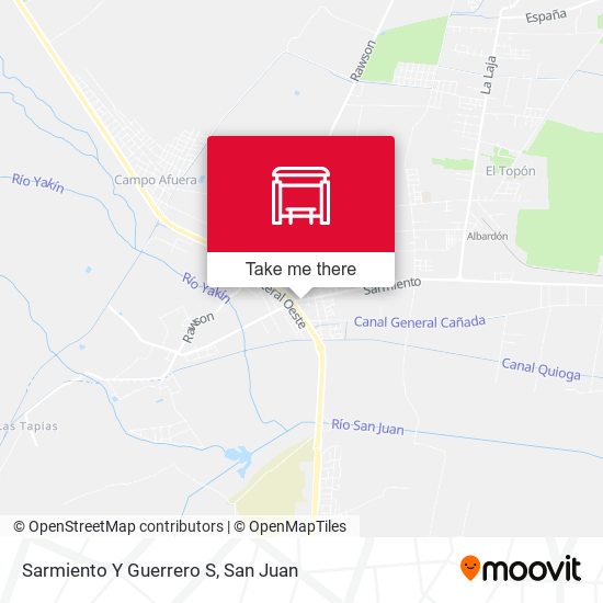 Mapa de Sarmiento Y Guerrero S
