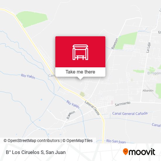 Mapa de B° Los Ciruelos S