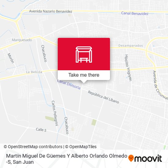 Martín Miguel De Güemes Y Alberto Orlando Olmedo -S map