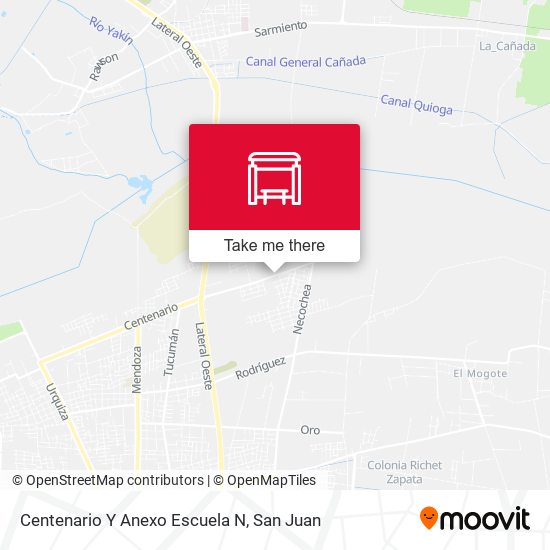 Centenario Y Anexo Escuela N map