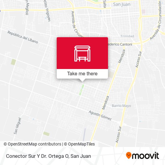 Conector Sur Y Dr. Ortega O map