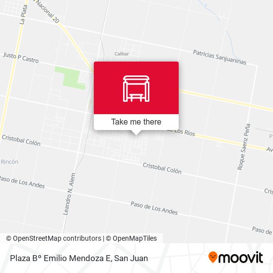 Mapa de Plaza Bº Emilio Mendoza E