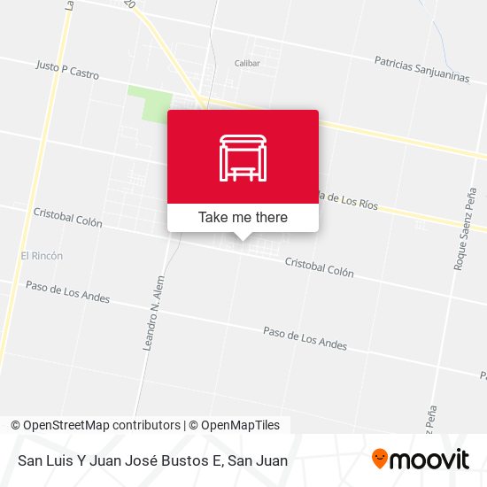 Mapa de San Luis Y Juan José Bustos E