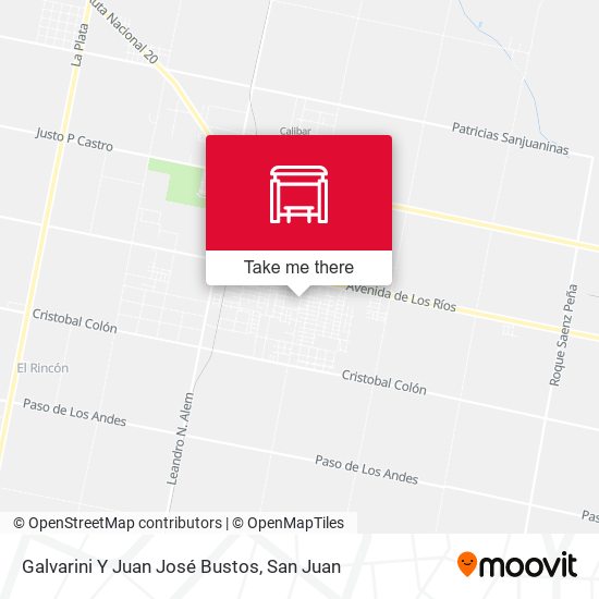 Galvarini Y Juan José Bustos map