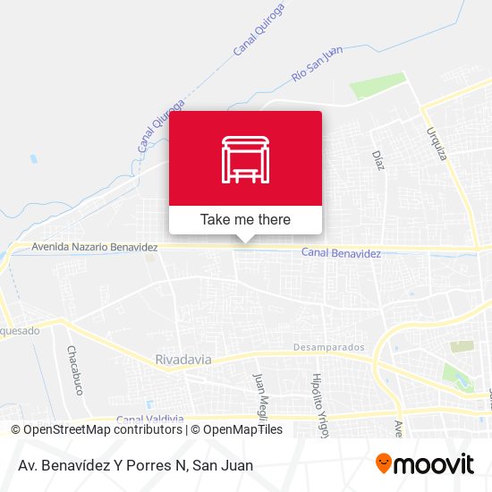 Av. Benavídez Y Porres N map