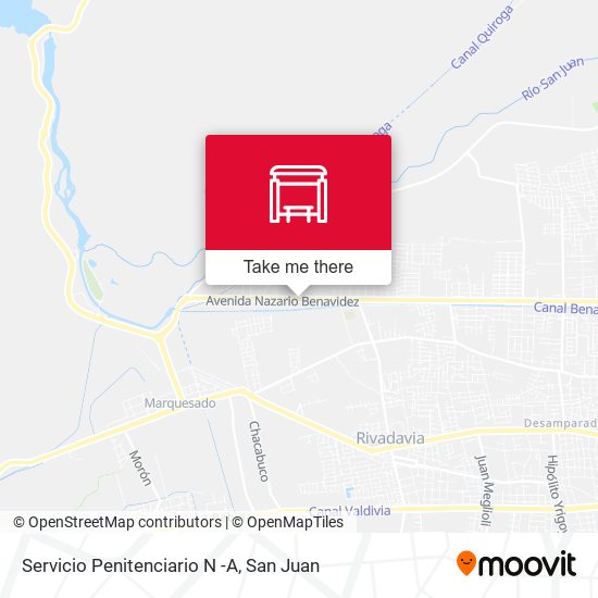 Servicio Penitenciario N -A map