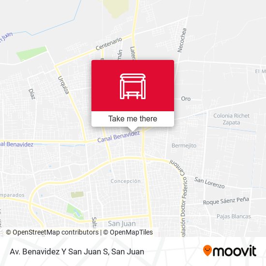 Mapa de Av. Benavidez Y San Juan S