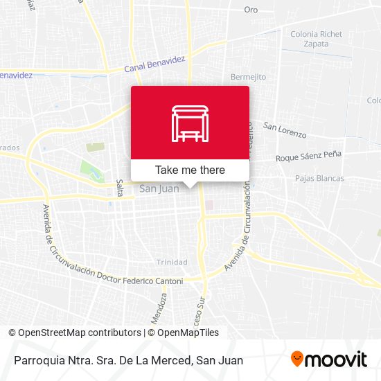 Mapa de Parroquia Ntra. Sra. De La Merced