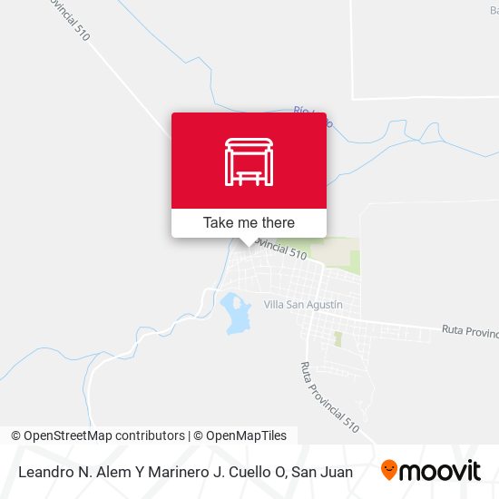 Mapa de Leandro N. Alem Y Marinero J. Cuello O