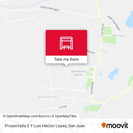 Mapa de Proyectada 2 Y Luis Héctor López