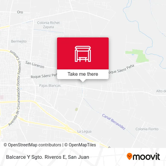 Mapa de Balcarce Y Sgto. Riveros E
