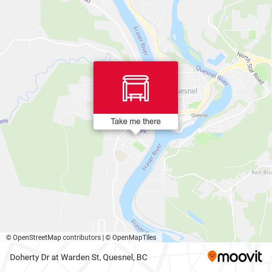 Doherty Dr at Warden St map