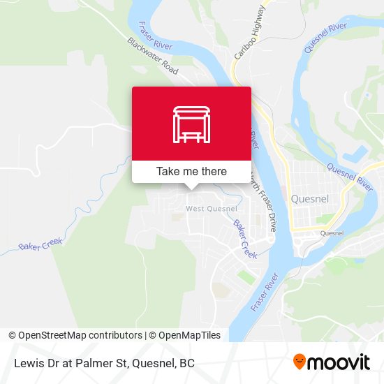 Lewis Dr at Palmer St map