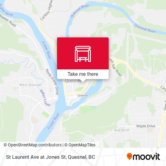 St Laurent Ave at Jones St map