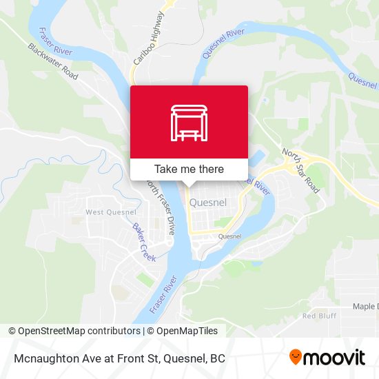 Mcnaughton Ave at Front St map