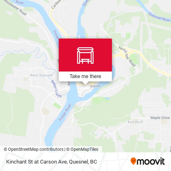 Kinchant St at Carson Ave map