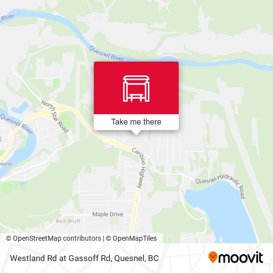 Westland Rd at Gassoff Rd map
