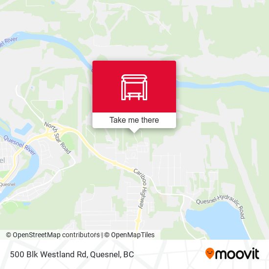 500 Blk Westland Rd map