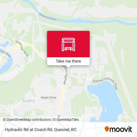Hydraulic Rd at Coach Rd map