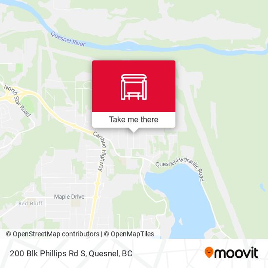 200 Blk Phillips Rd S map