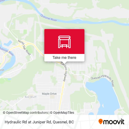 Hydraulic Rd at Juniper Rd map