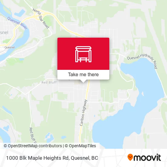 1000 Blk Maple Heights Rd map