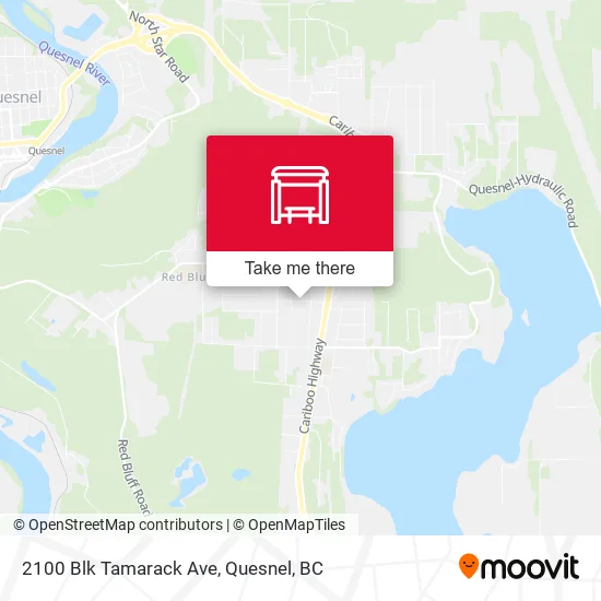 2100 Blk Tamarack Ave map
