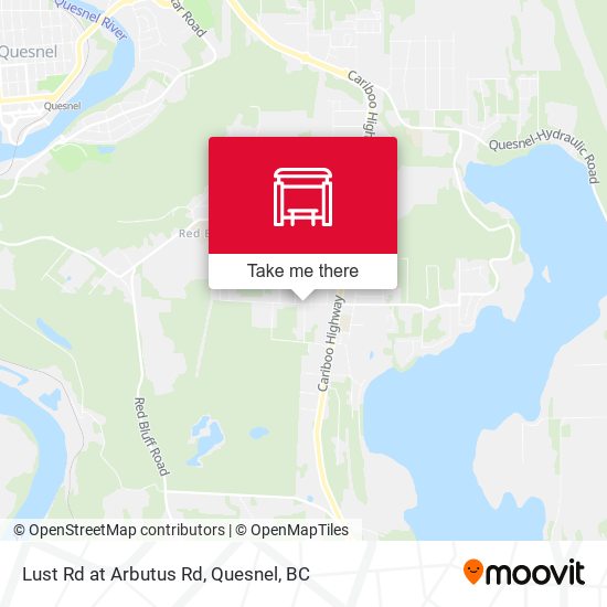 Lust Rd at Arbutus Rd plan