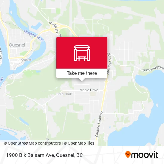 1900 Blk Balsam Ave map